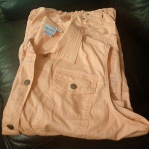 EUC possibly new two piece set pants and vest